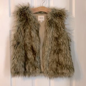 Girls XL Faux Fur Vest.